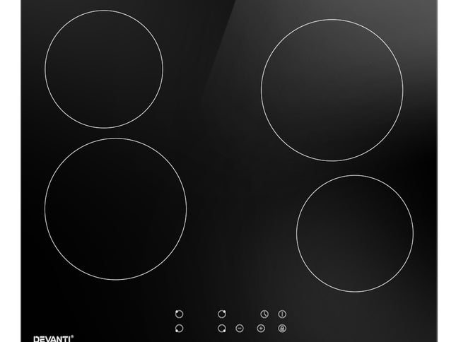 Devanti Electric Ceramic Cooktop 60cm Touch Control