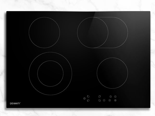 Devanti Electric Ceramic Cooktop 77cm