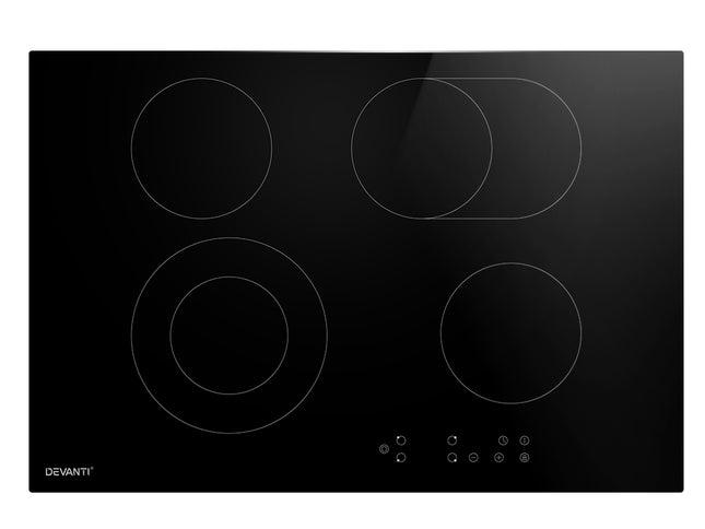 Devanti Electric Ceramic Cooktop 77cm