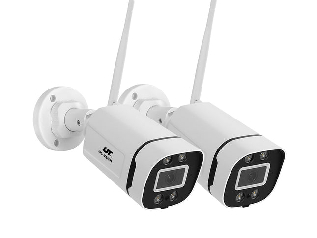 UL-tech Wireless CCTV 3MP 2 Cameras Square