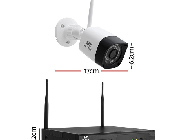 UL-tech 3MP Wireless CCTV 8CH 8 Square Camera