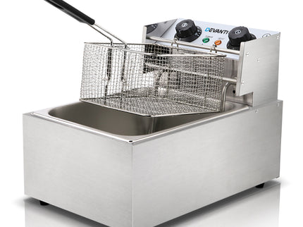 Devanti 10L Electric Commercial Deep Fryer Single Basket 2200W