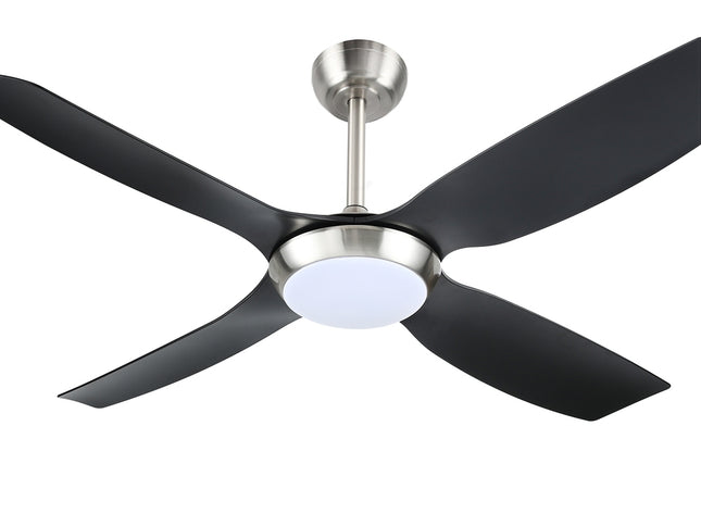 Devanti 52'' Ceiling Fan DC Motor w/Light w/Remote Black