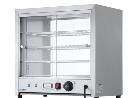Devanti Commercial Food Warmer Hot Display Showcase Cabinet 54cm