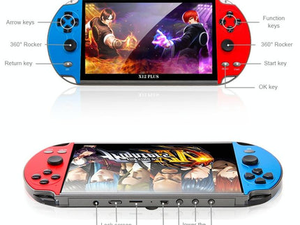 7 Retro Handheld Game Console With 16Gb Memory - Mp4 / E-Book Support-1915196585843757060