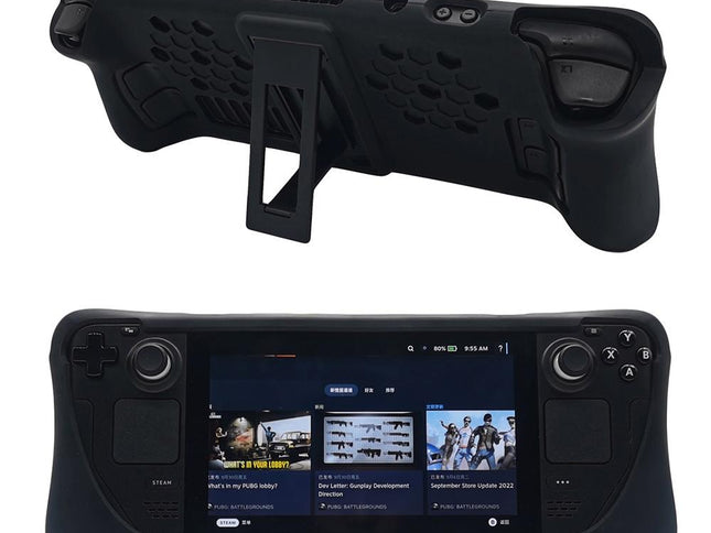 Steam Deck Silicone Case Set With Holder - Protect Your Console-1915197072076836866