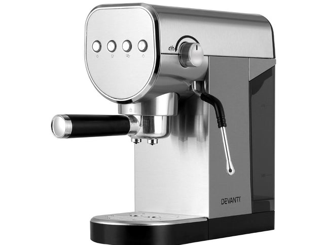 Devanti 20 Bar Coffee Machine Espresso Cafe Maker
