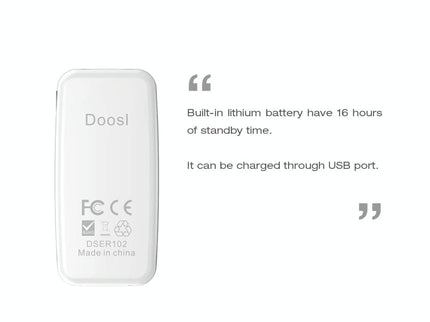 Wireless Music Receiver For Car With 3.5Mm Jack - Mini Bluetooth White-1915196621746999299