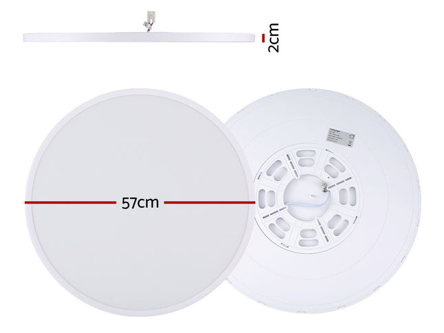 Leier Ceiling Light LED Round 54W Ultra-THIN 5CM Oyster Lamp Modern Cool/Warm