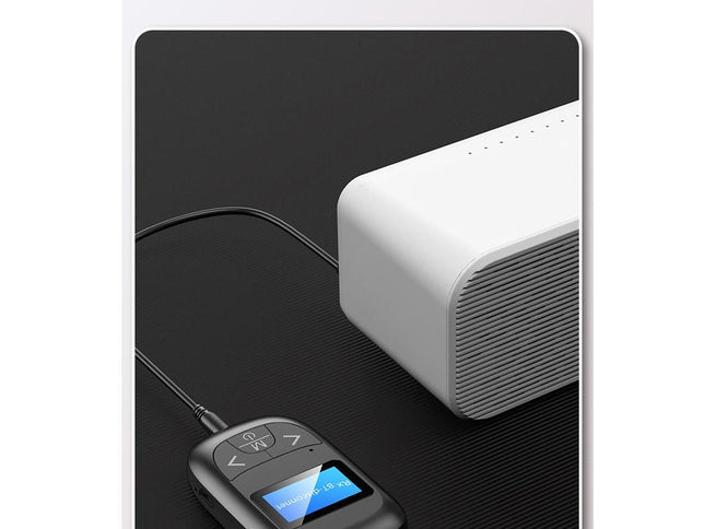2-In-1 Bluetooth Adapter With Lcd Display - Black-1915196712738230274