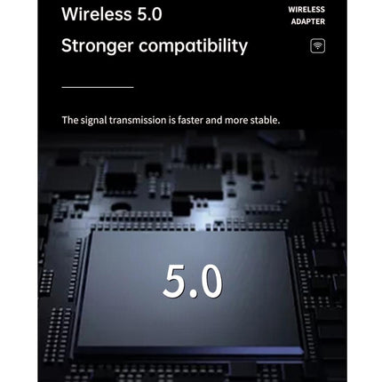 2-In-1 Bluetooth Adapter With Lcd Display - Black-1915196712738230278