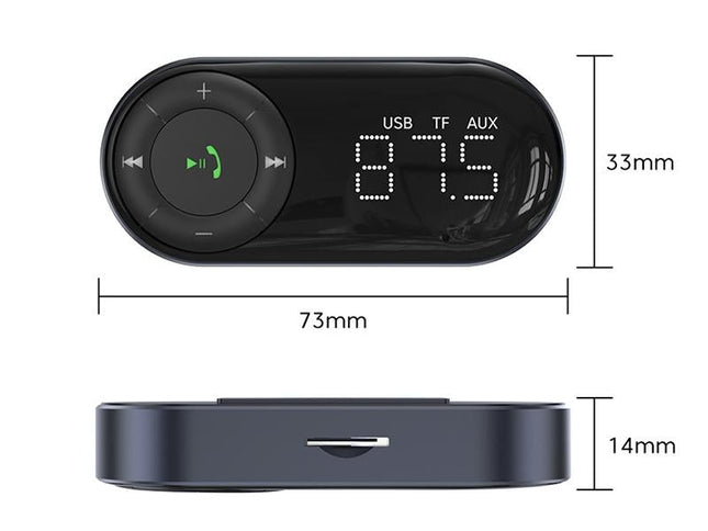 Wireless Car Bluetooth 5.2 Audio Receiver With Hands-Free Calling-1915197015281766402
