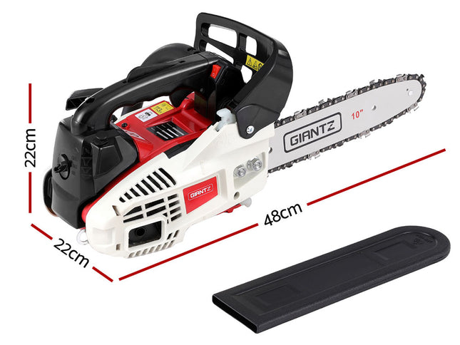 Giantz 25cc Petrol Chainsaw 10" Bar E-Start Tree Pruning Chain Saw