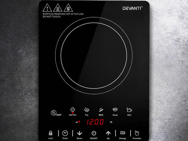 Devanti Electric Ceramic Cooktop 30cm