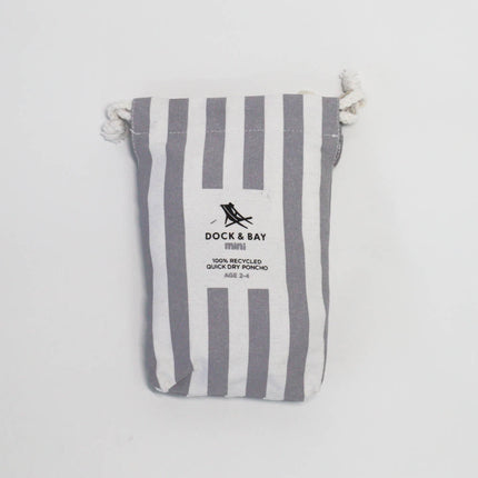 Dock & Bay: Poncho Mini Cabana Collection -  Goa Grey Xs-1954802486414020610