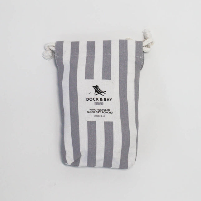 Dock & Bay: Poncho Mini Cabana Collection -  Goa Grey Xs-1954802486414020610