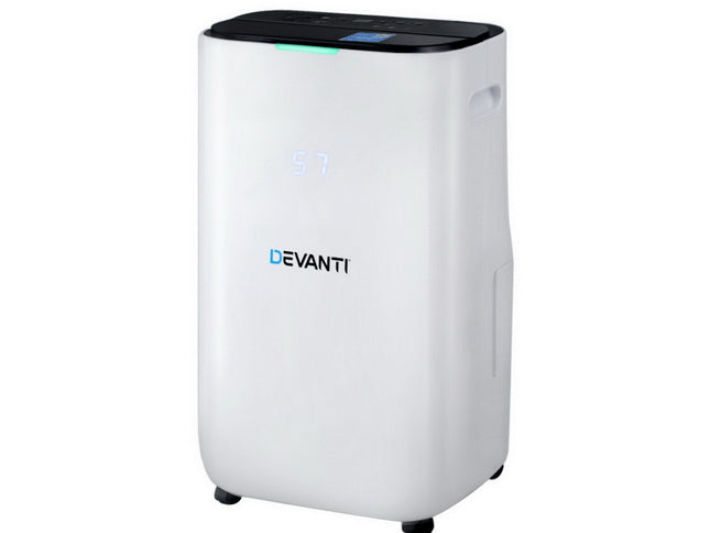 Devanti Dehumidifier 20L Air Purifier White