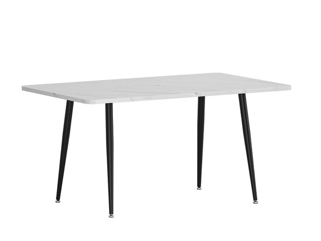 1.5M Artiss Dining Table Marble Effect