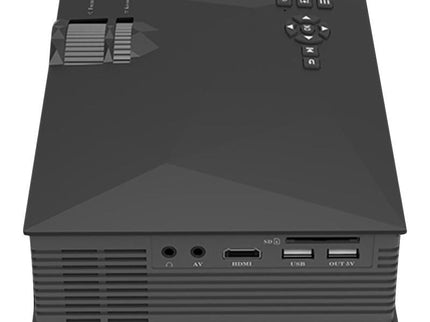 Home Theater Hd 1080P Led Projector - 80 Lumens Usb / Sd / Hdmi / Vga / Ir Support-1915197084609417219