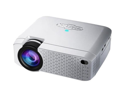Portable Home Theater Projector - 1600 Lumens Hd Silver-1915196597466173440