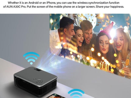 Portable Home Theater Projector - 3000 Lumens-1915196612871852039