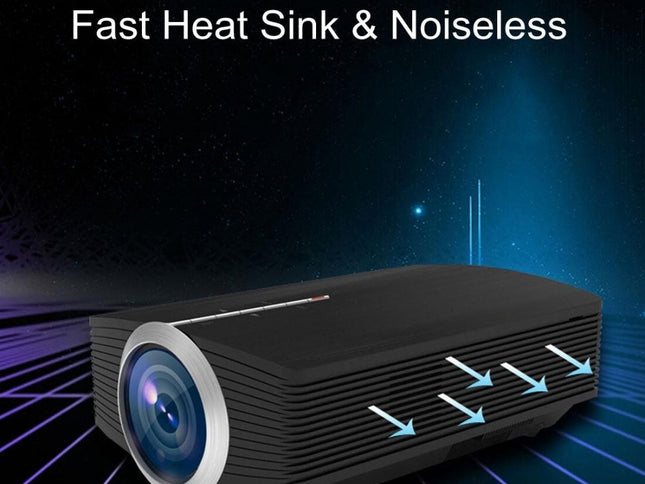 1200 Lux Led Projector For Home Theater - Hdmi Vga Av Tf Usb-1915197926385258498