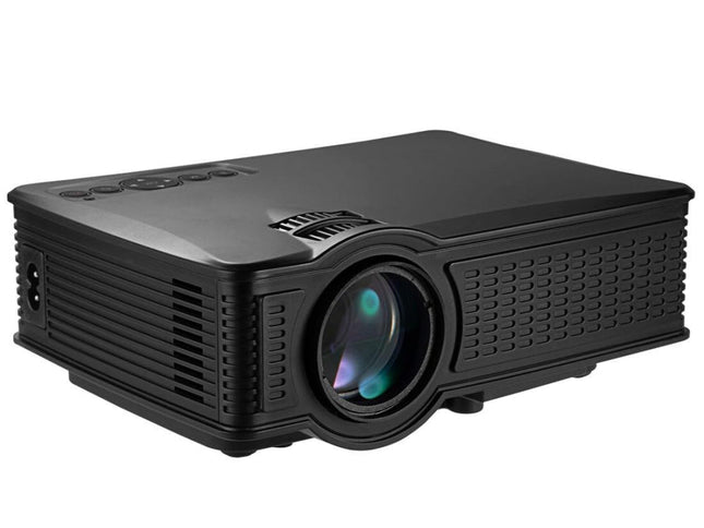 1800 Lumens Home Theater Projector With Remote - Supports Av Usb Vga Hdmi - Black-1915196502574239745
