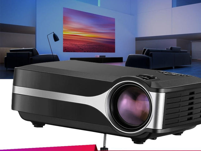 4 Lcd Projector - 80 Lumens Hd 800X480 Vga / Hdmi - Black-1915196716211113986