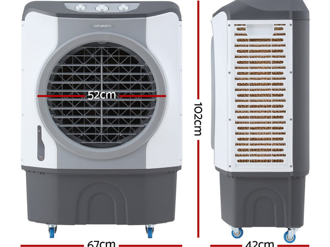 Devanti Evaporative Air Cooler Conditioner Commercial 45L