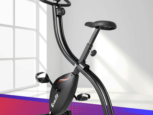 Everfit Folding Exercise Bike Magnetic X-Bike Bicycle Indoor Cycling Cardio