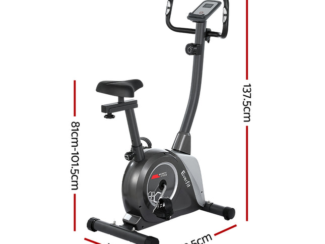 Everfit Magnetic Exercise Bike Upright Bike Fitness Home Gym Cardio