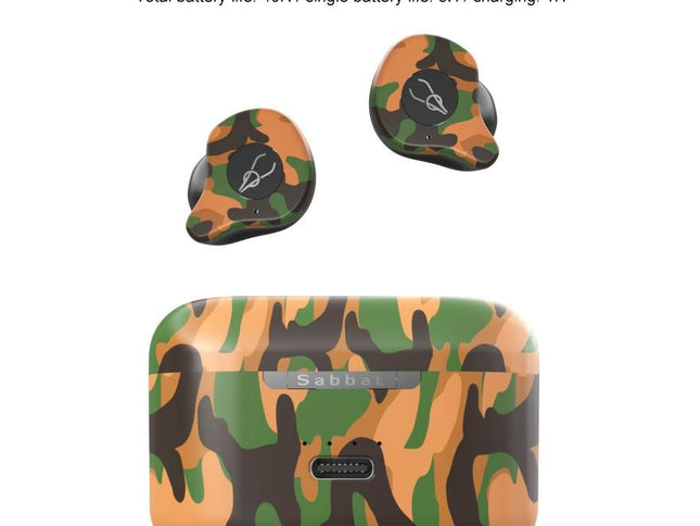 Waterproof Wireless Bluetooth Earphones With Charging Box - X12 Ultra- Sahara Camo-1915198089707261954