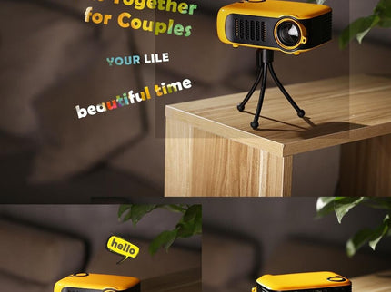 Mini Home Theater Hd Projector - 1000 Lumens 320X240P White-1915196914832379910