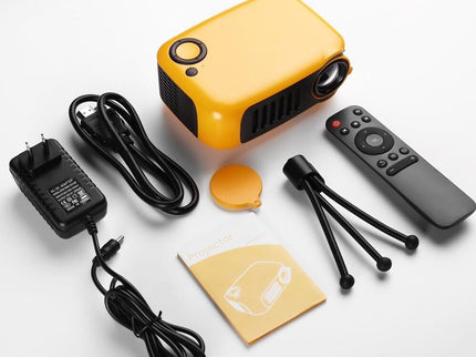 Mini Home Theater Hd Projector - 1000 Lumens 320X240P White-1915196914836574208
