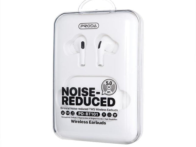 Proda Tws Wireless Earphones - Noise Canceling Binaural White-1915196817780379650