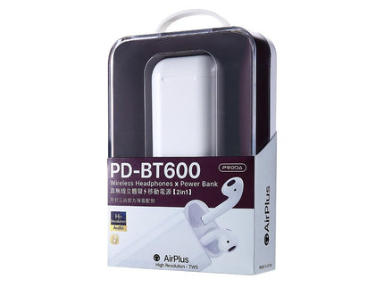 Wireless Bluetooth Earphone With Power Bank - Pd-Bt600 Air Plus-1915196859777945602