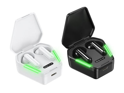 Wireless Gaming Earbuds - True Stereo Bluetooth 5.0 White-1915196843466297345