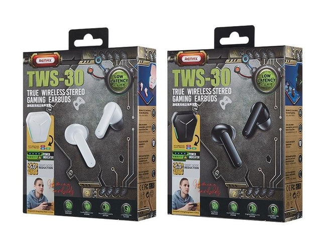 Wireless Gaming Earbuds - True Stereo Bluetooth 5.0 White-1915196843466297346
