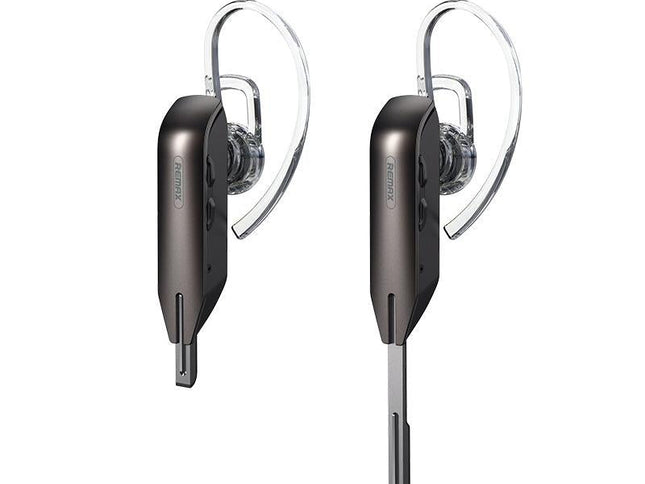 Wireless Metal Bluetooth Earphone With Noise Reduction - Black-1915196831063740417