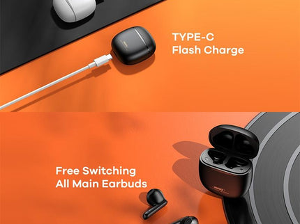 Wireless Stereo Bluetooth Earphones - True Music White-1915197120999198724