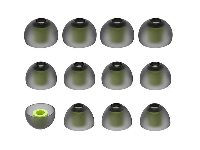 6 Pairs New Bee In-Ear Silicone Ear Caps With Storage Box - Fits 5-7Mm Earphone Plugs-1915198016395022337