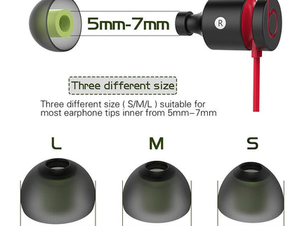 6 Pairs New Bee In-Ear Silicone Ear Caps With Storage Box - Fits 5-7Mm Earphone Plugs-1915198016395022338