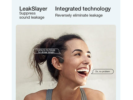 Waterproof Bone Conduction Bluetooth Earphones - Black-1915196847551549443