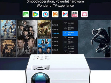 Portable Home Theater Projector - 80 Ansi Lumens Android 9.0 800X480P 1G + 8G-1915197971222368261