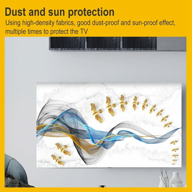 Tv Dust Cover - 30-32 Inch - Love Design - Household Cloth - Dust-Proof-1915197123012464642