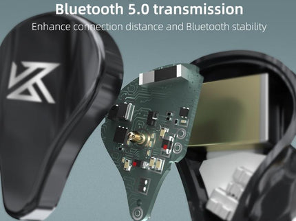 Kz Sa08 Wireless 5Ba Bluetooth Tws Earphones - Black-1915196889502978053