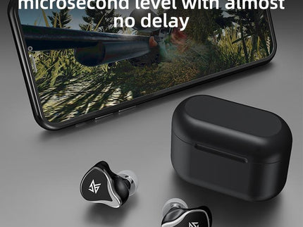 Kz Z3 Hybrid 1Dd & 1Ba Wireless Bluetooth 5.2 Tws Earphone - Black-1915197139554799619