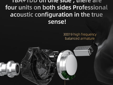Kz Z3 Hybrid 1Dd & 1Ba Wireless Bluetooth 5.2 Tws Earphone - Black-1915197139554799621