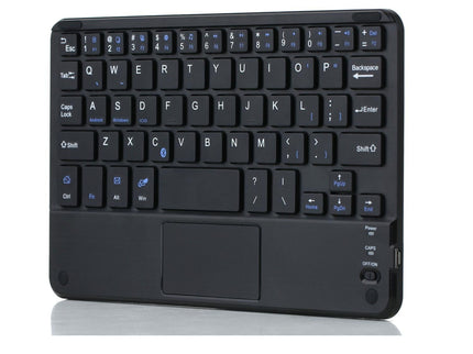 Detachable Bluetooth Keyboard Leather Tablet Case For Ipad Mini 6 With Touchpad & Holder - Black-1915196908301848579