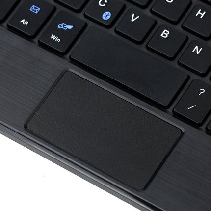 Detachable Bluetooth Keyboard Leather Tablet Case For Ipad Mini 6 With Touchpad & Holder - Black-1915196908301848580